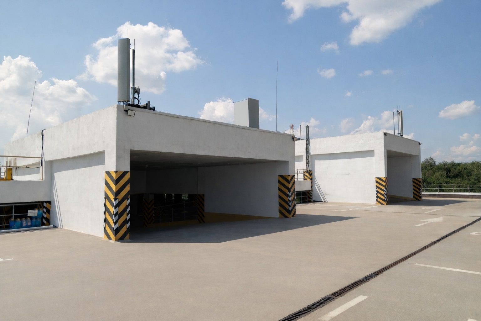 Parking lot of Odinburg Residential Complex